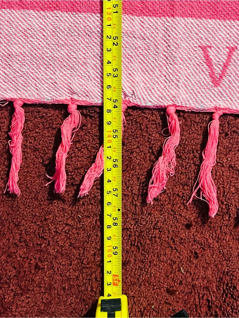 Classic Pink Striped Victoria’s Secret Beach Blanket